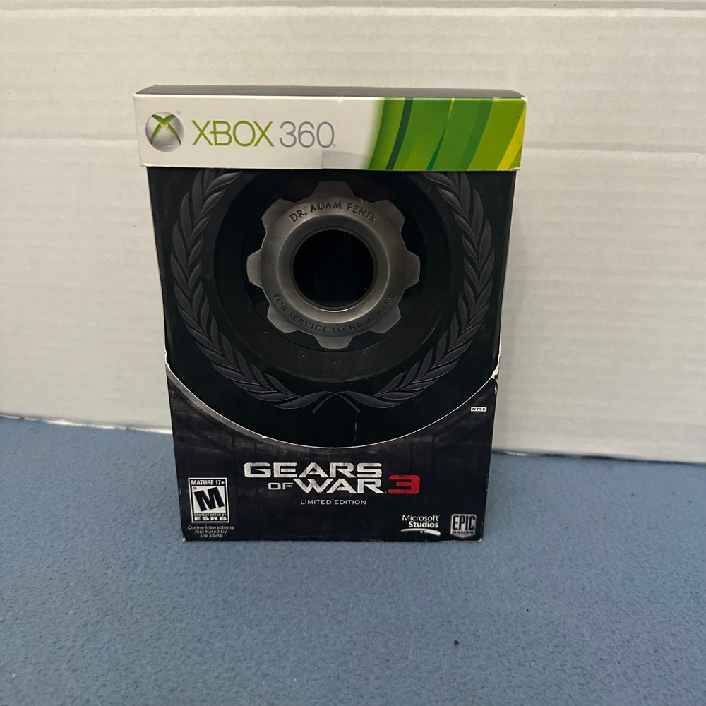 Gears of War 3 Limited Edition Xbox 360 Microsoft Epic Games Collector Set